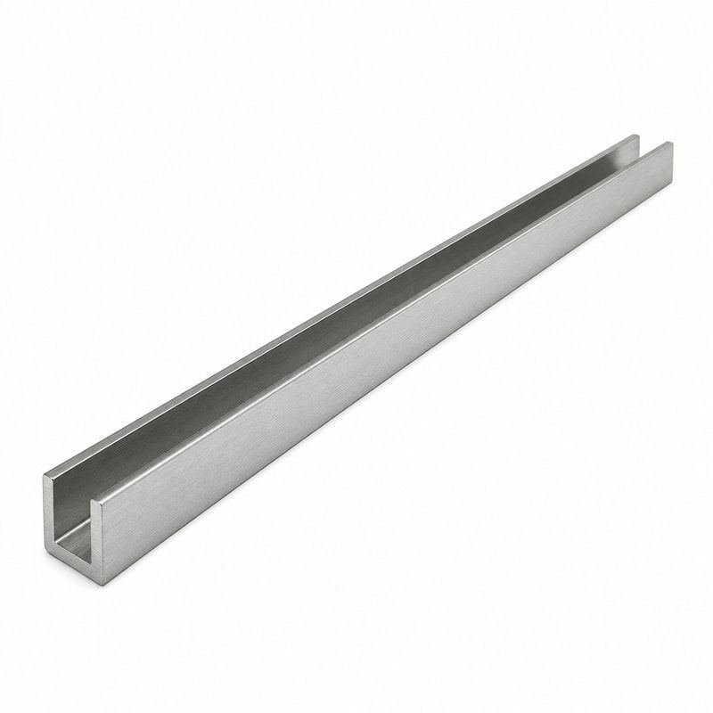 Stainless Steel Shower Glass U-Channel