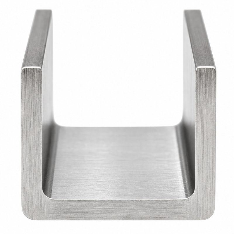 Stainless Steel Shower Glass U-Channel