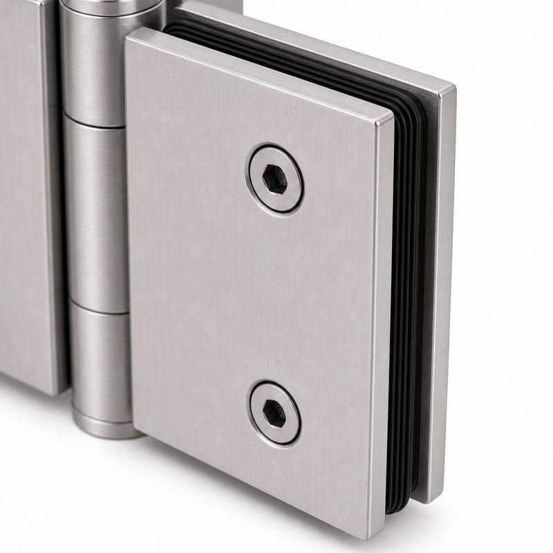 180 Degree Glass-to-Glass Shower Door Hinge