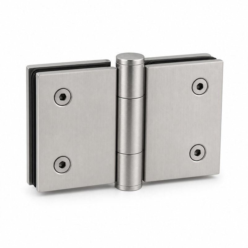 180 Degree Glass-to-Glass Shower Door Hinge