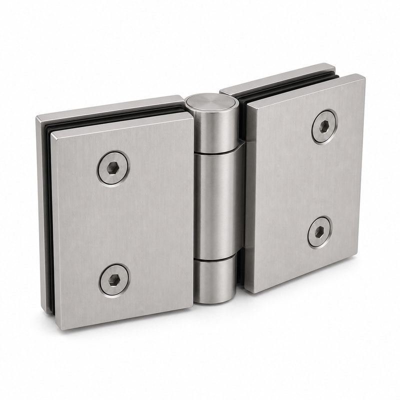 90 Degree Glass-to-Glass Shower Door Hinge