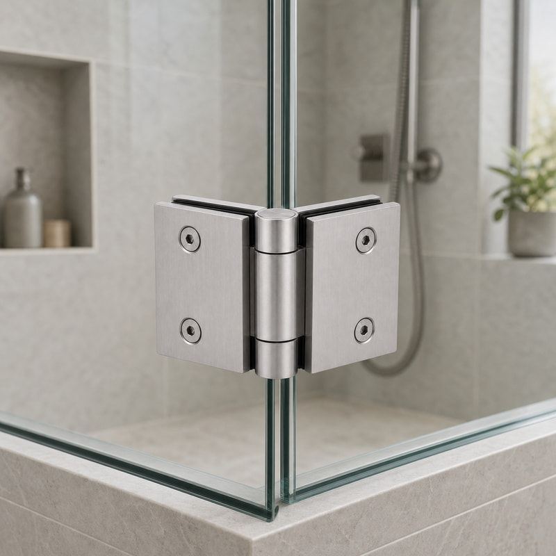 90 Degree Glass-to-Glass Shower Door Hinge
