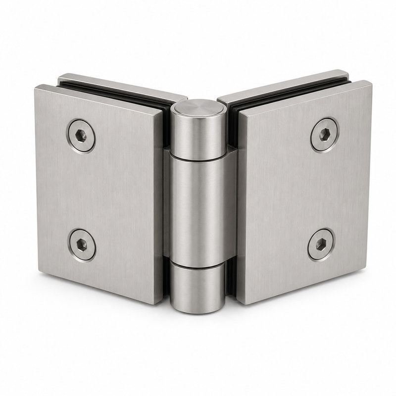 90 Degree Glass-to-Glass Shower Door Hinge