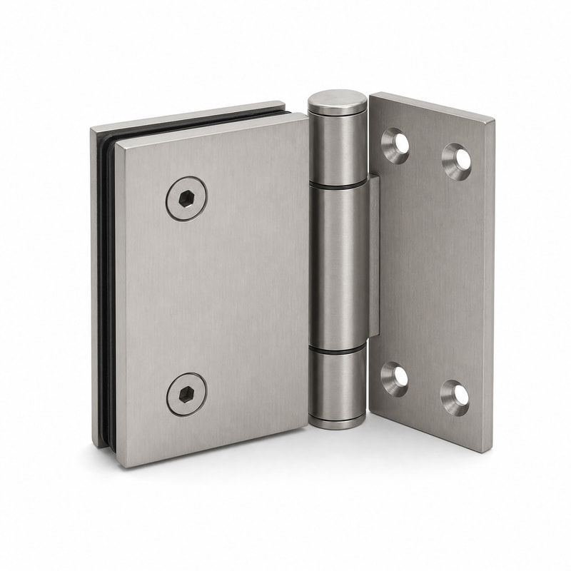 90 Degree Wall-to-Glass Shower Door Hinge