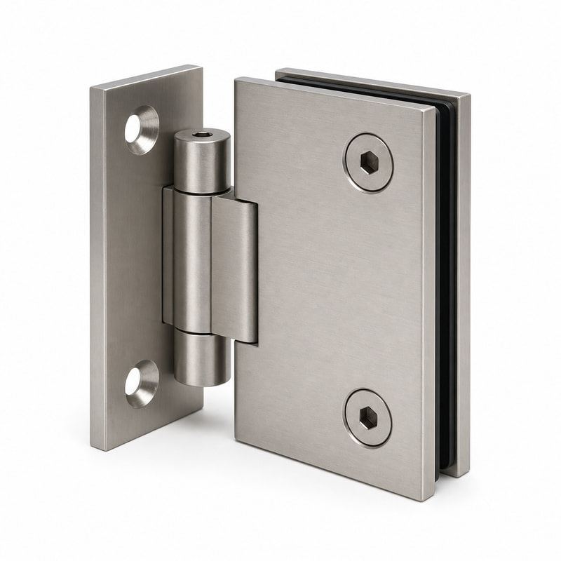 Adjustable Wall-Mount Shower Door Hinge