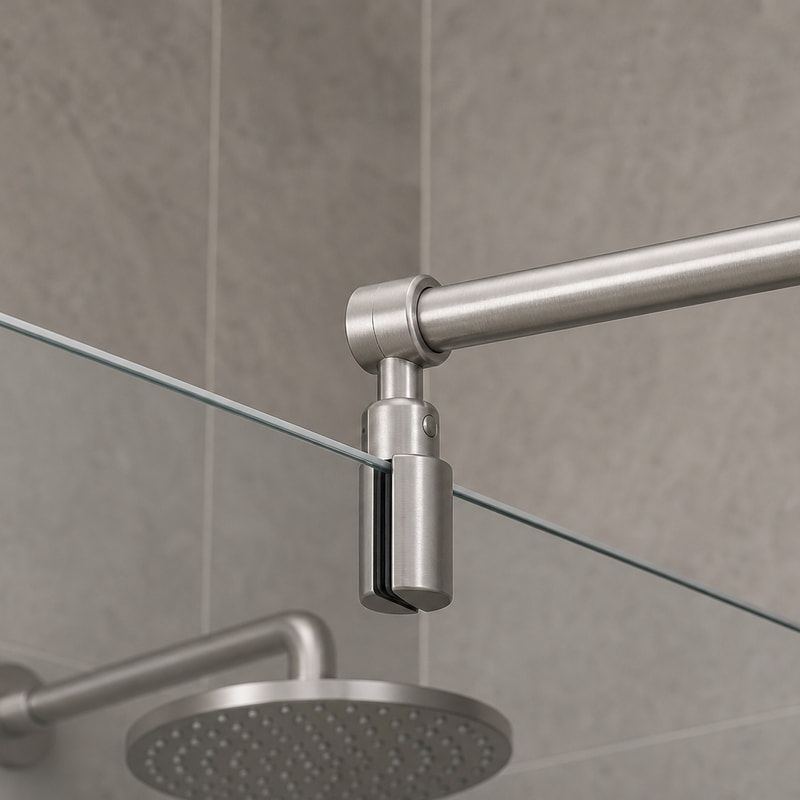 Adjustable Shower Support Bar Bracket