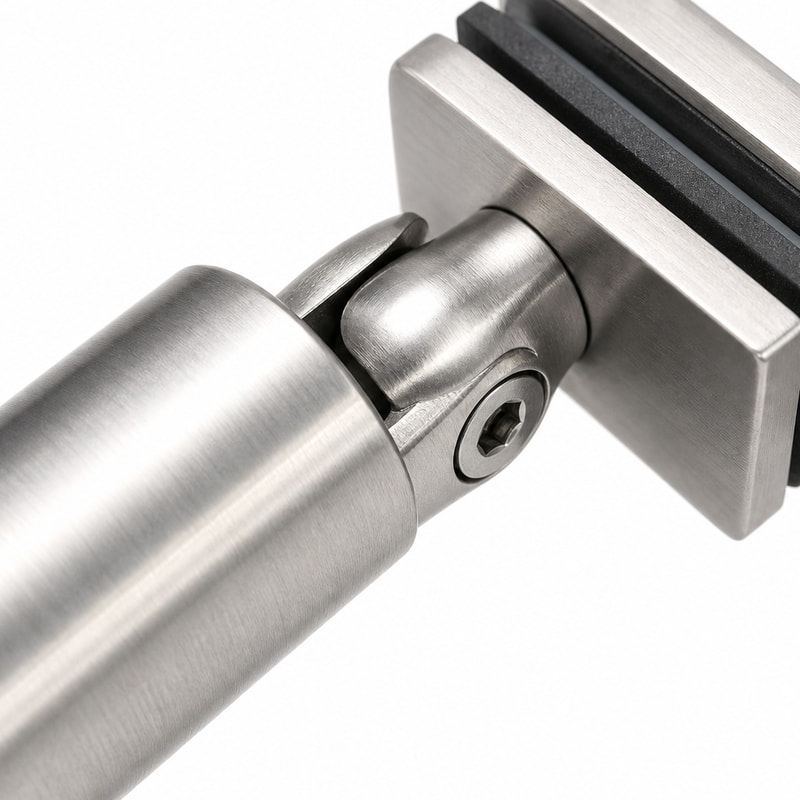 Adjustable Shower Support Bar Bracket