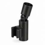 Matte Black Adjustable Shower Support Bar Bracket — Finish Concept