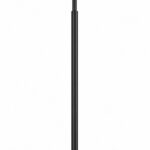 Matte Black Adjustable Glass-to-Ceiling Shower Support Bar — Finish Concept