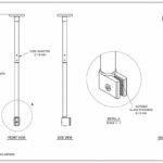 Matte Black Adjustable Glass-to-Ceiling Shower Support Bar — Finish Concept