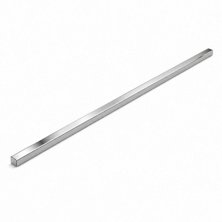 Polished Silver Shower Threshold Water Bar — Finish Concept