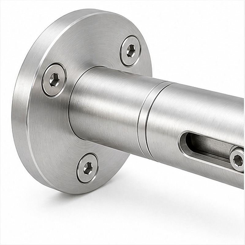 Slotted Adjustable Cable Support — Silver appearance