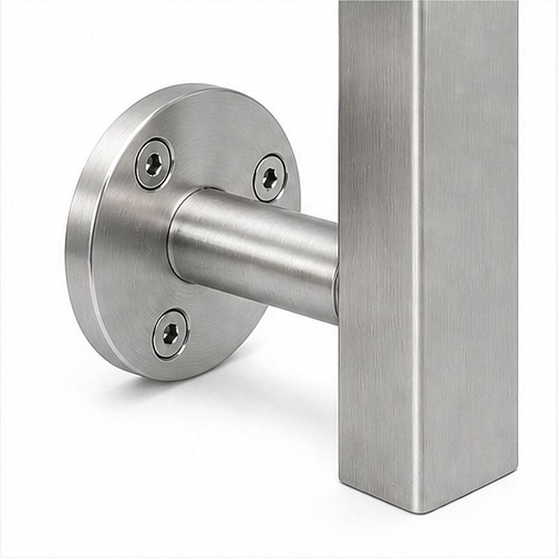 Standoff Mounted Cable Mesh Panel — Silver appearance