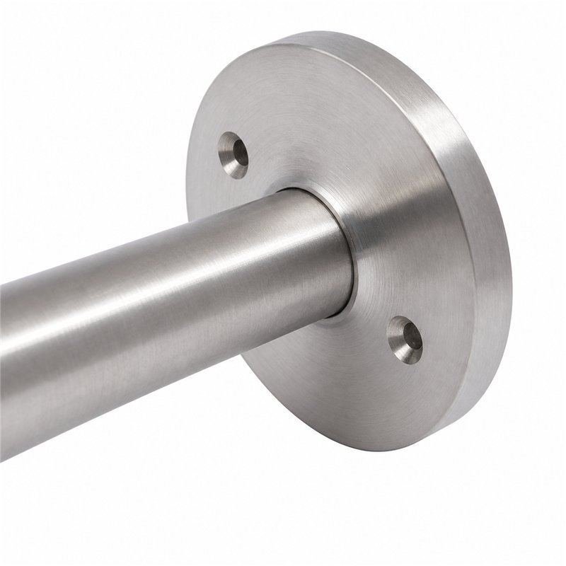 Straight Multiport Cable Support — Silver appearance