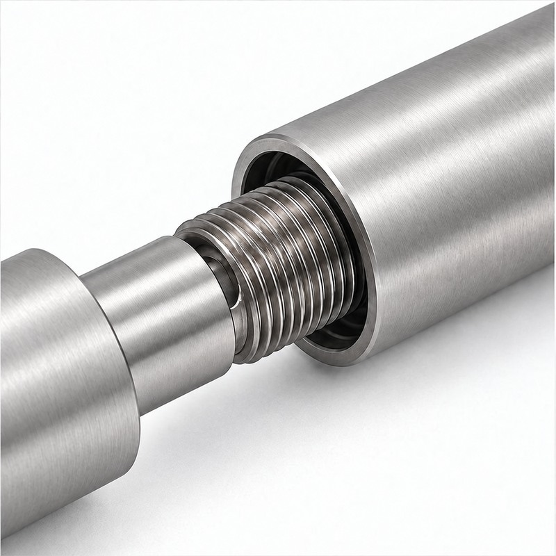 Wall Mounted Cable Tensioner — Fine brushed silver appearance