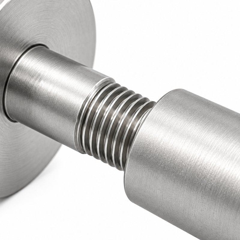 Wall Mounted Cable Tensioner — Matte silver appearance