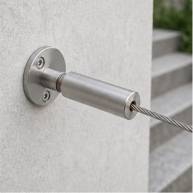 Wall Mounted Cable Tensioner — Silver appearance
