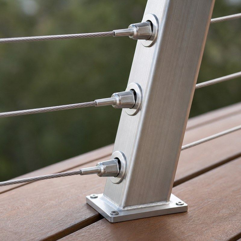 Angled Cable Railing Washer — WR013