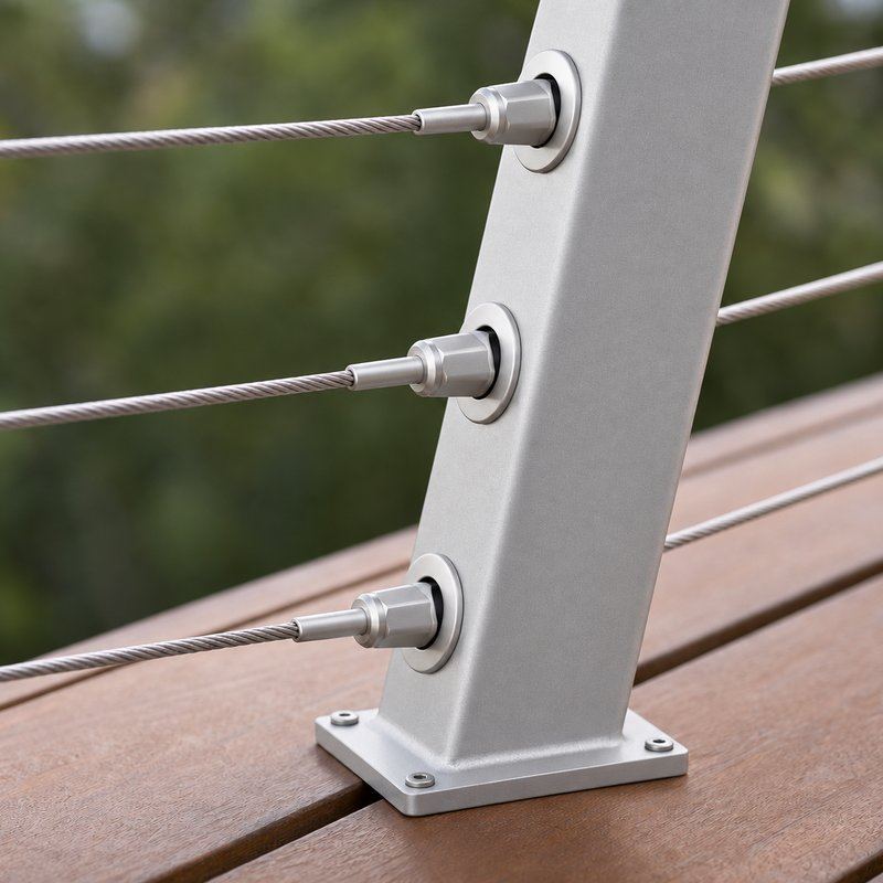Angled Cable Railing Washer — WR014