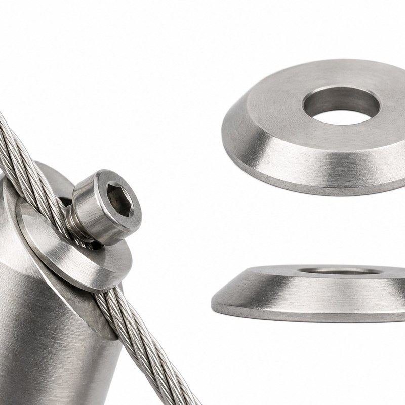 Angled Cable Railing Washer — WR016