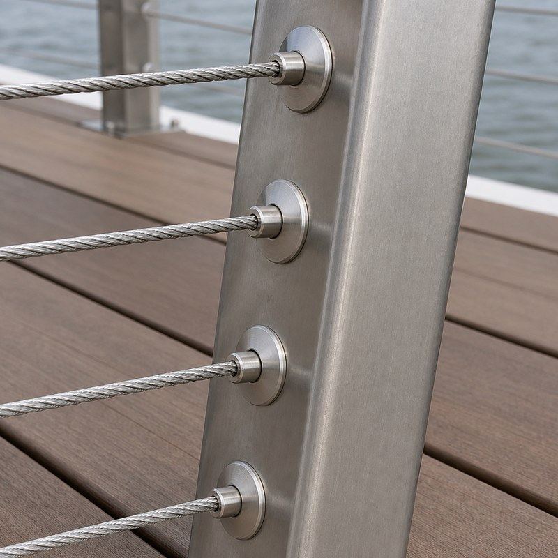 Angled Cable Railing Washer — WR016