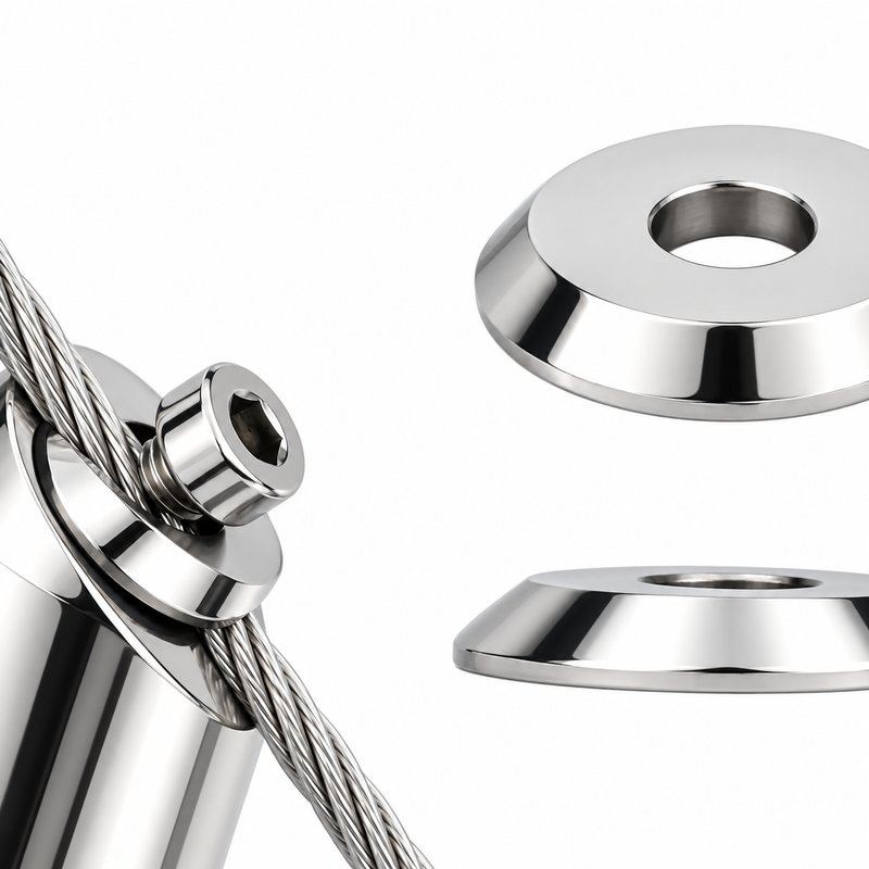 Angled Cable Railing Washer — WR018