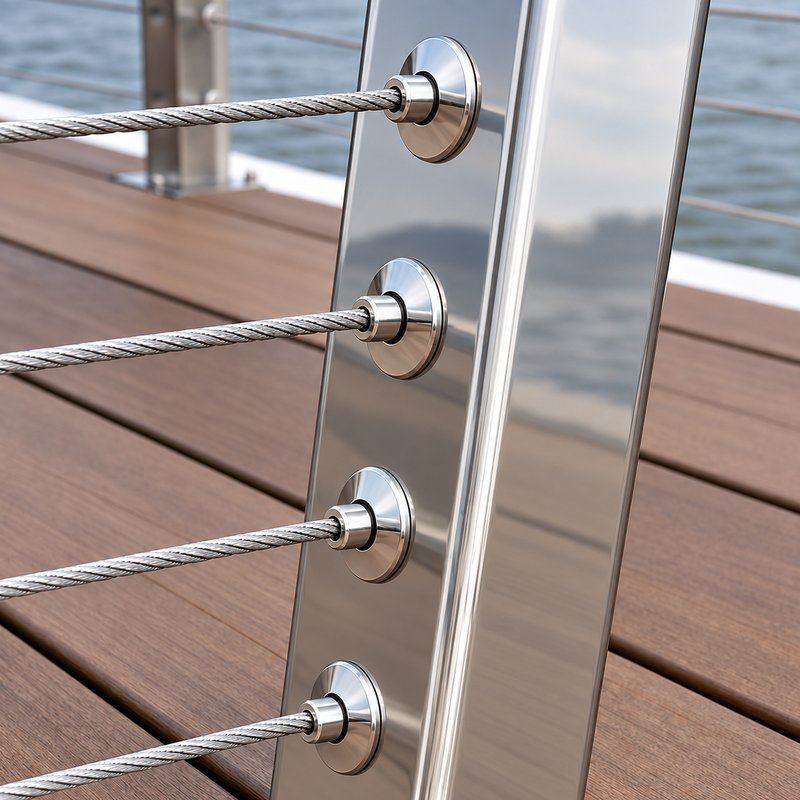 Angled Cable Railing Washer — WR018
