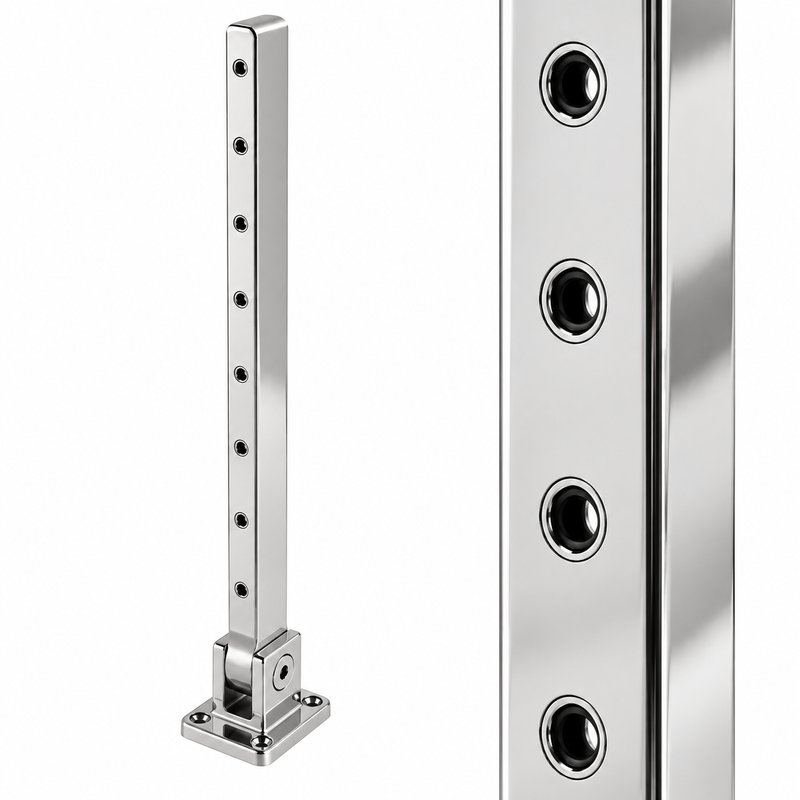 Cable Railing Intermediate Post — WR024