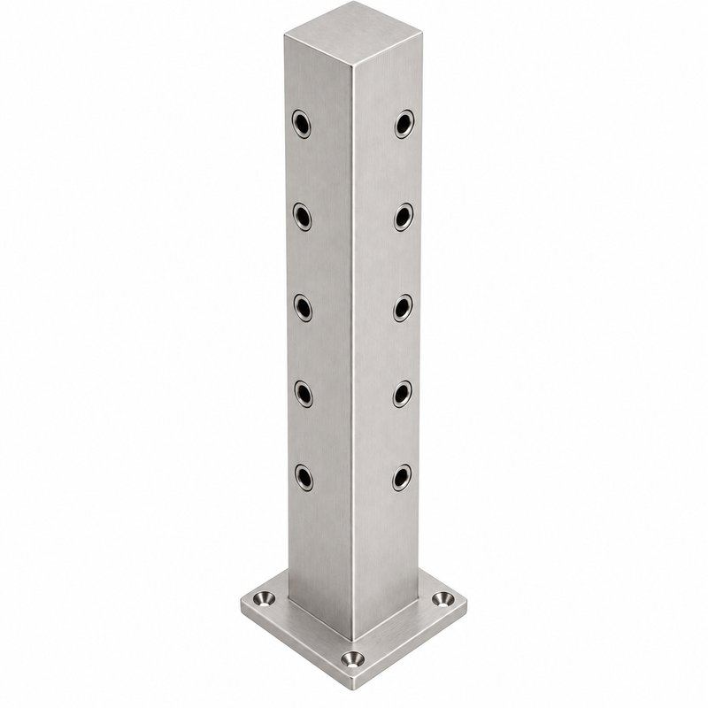 Cable Railing Corner Post — WR029