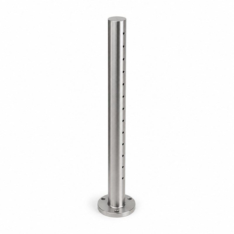 Round Cable Railing Posts — WR049