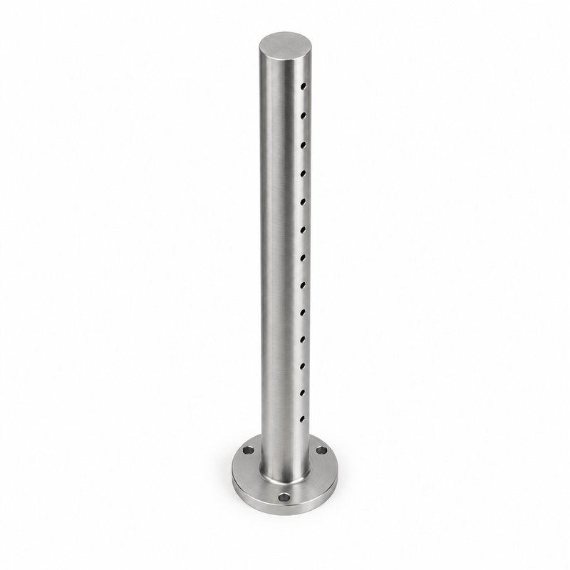 Round Cable Railing Posts — WR050