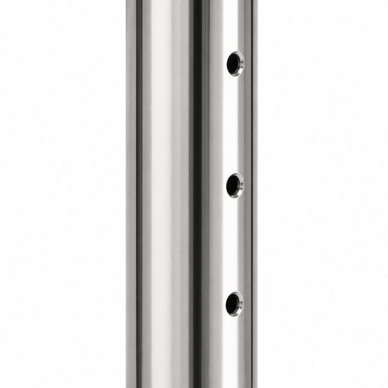 Round Cable Railing Posts — WR051