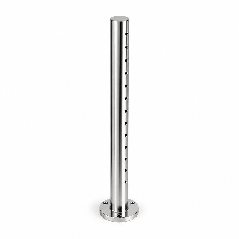 Round Cable Railing Posts — WR051