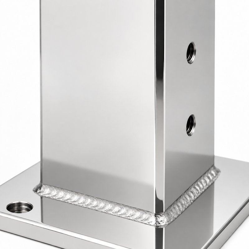 Square Cable Railing Posts — WR054