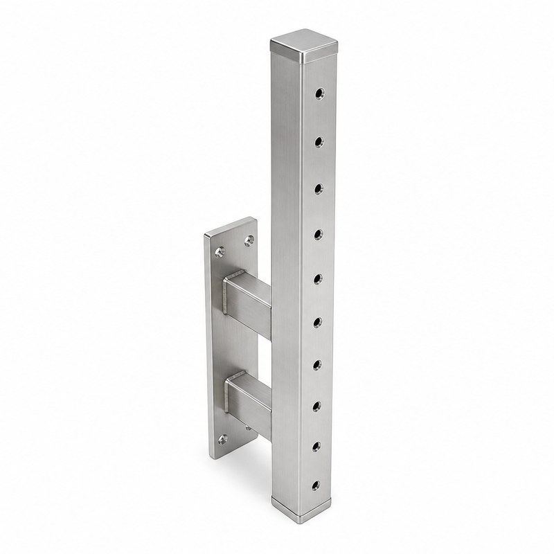 Side Mount Cable Railing Post — WR058