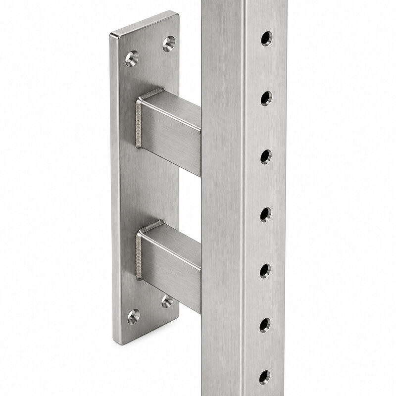 Side Mount Cable Railing Post — WR058