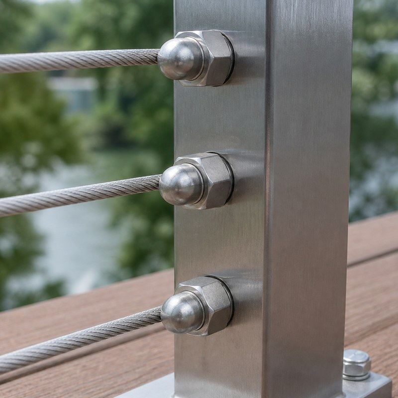 Stainless Steel Acorn Nut — WR061