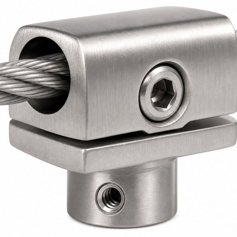 Cable Railing Crossbar Holder — WR073