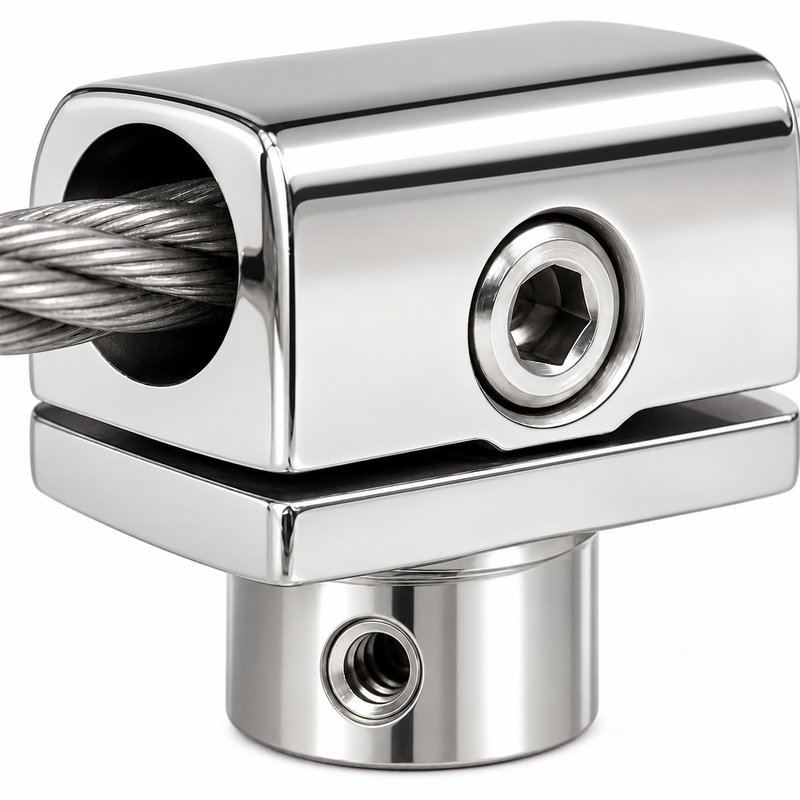 Cable Railing Crossbar Holder — WR074