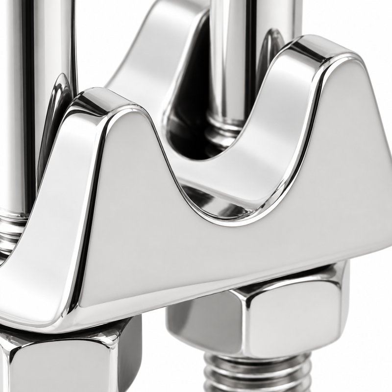 Stainless Steel Wire Rope Clamp — WR082