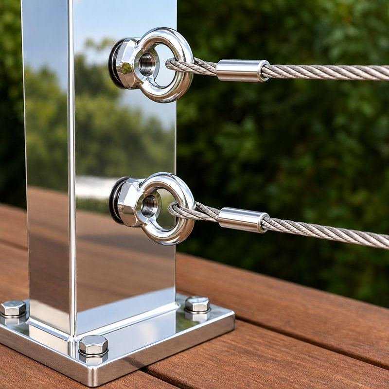 Stainless Steel Wire Rope Eye Nut — WR088