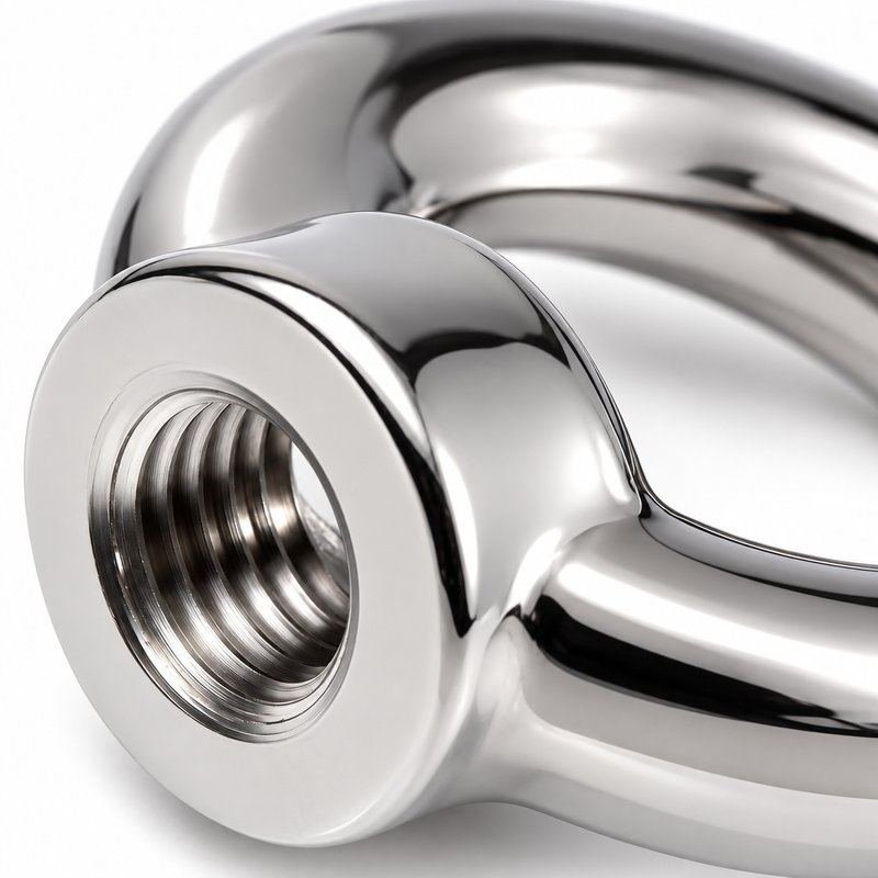 Stainless Steel Wire Rope Eye Nut — WR088