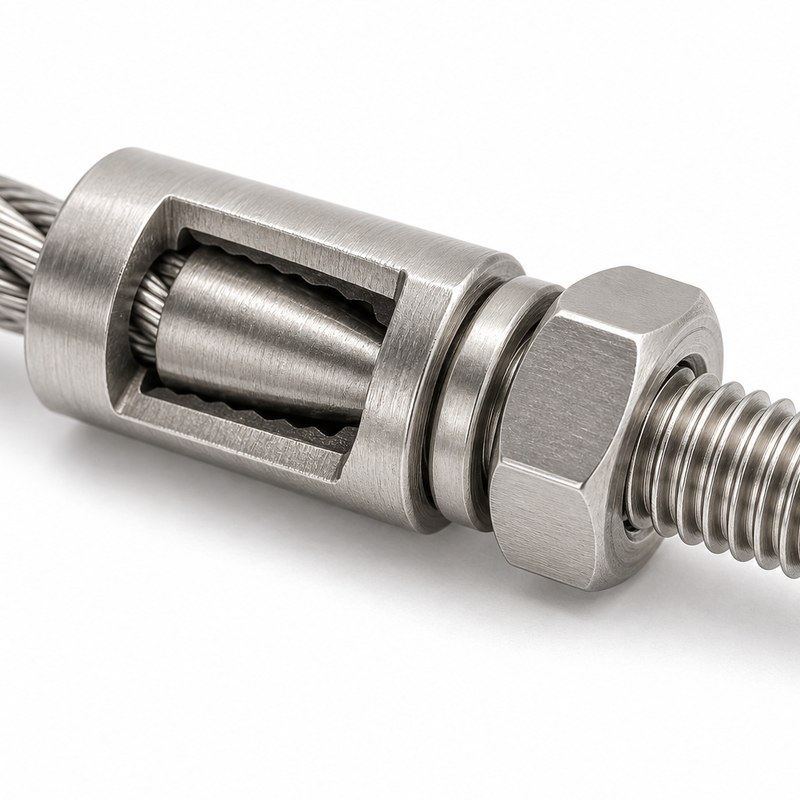 Swageless Threaded Cable Terminal